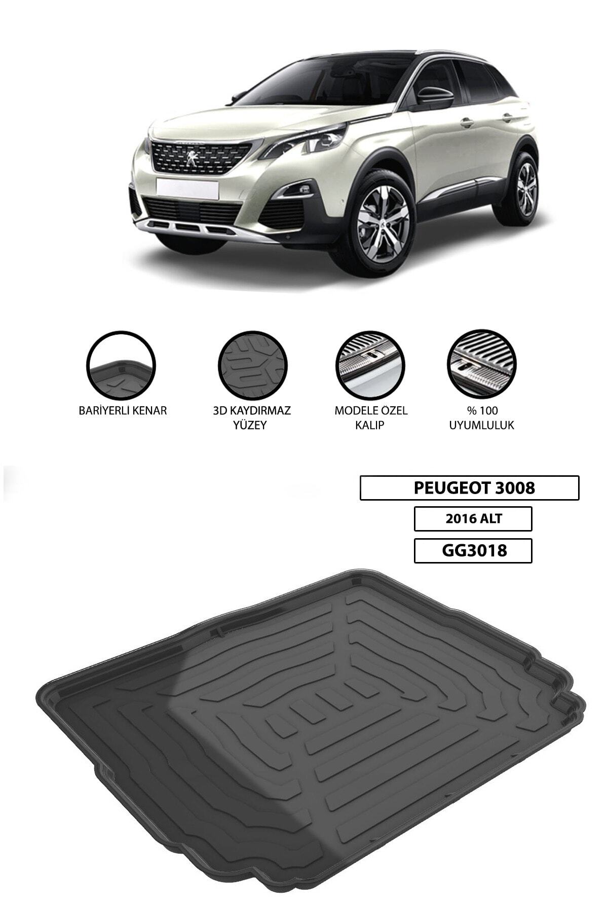 Peugeot 3008 2016 Alt Bagaj Havuzu