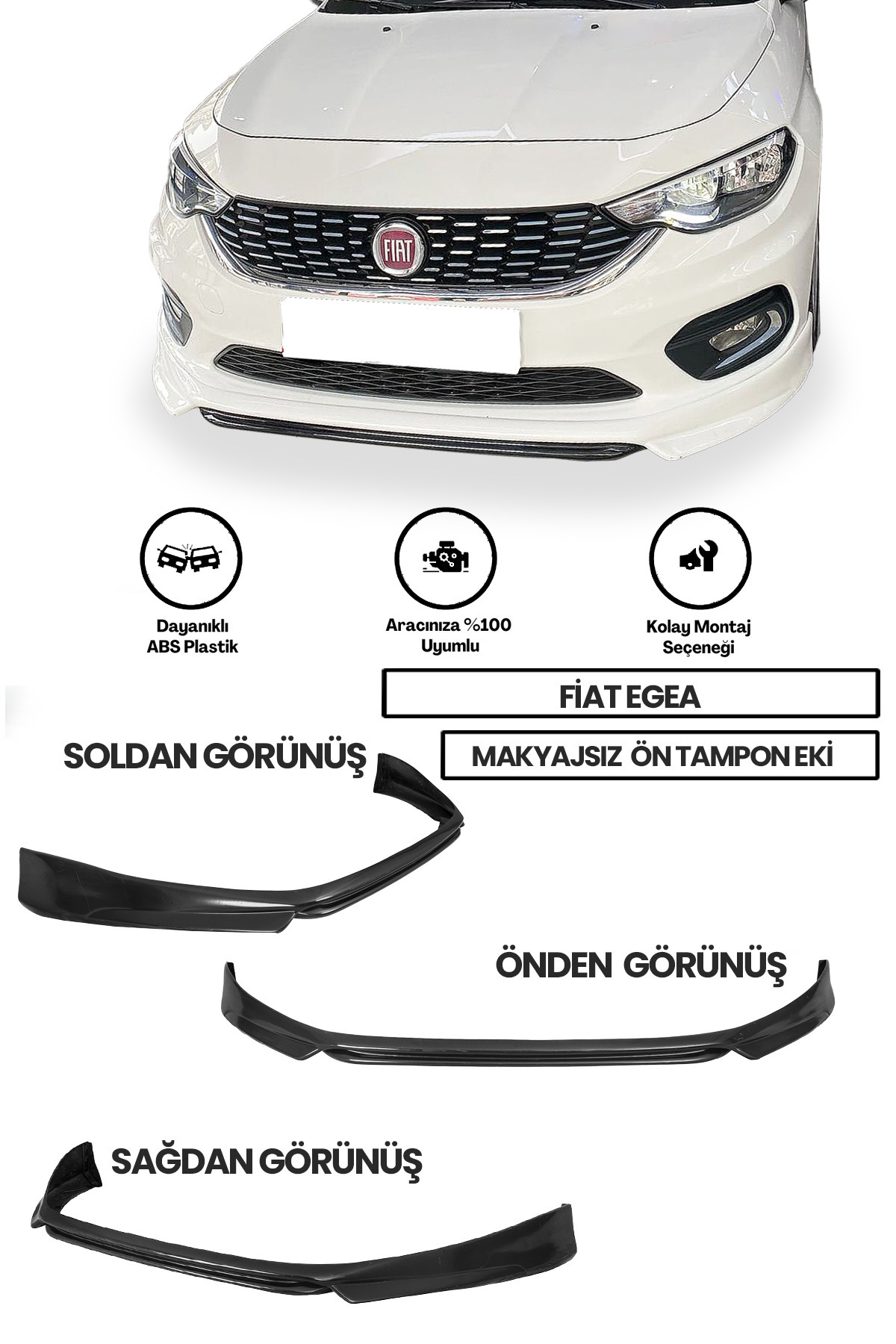 Fiat Egea Ön Ek (Plastik)