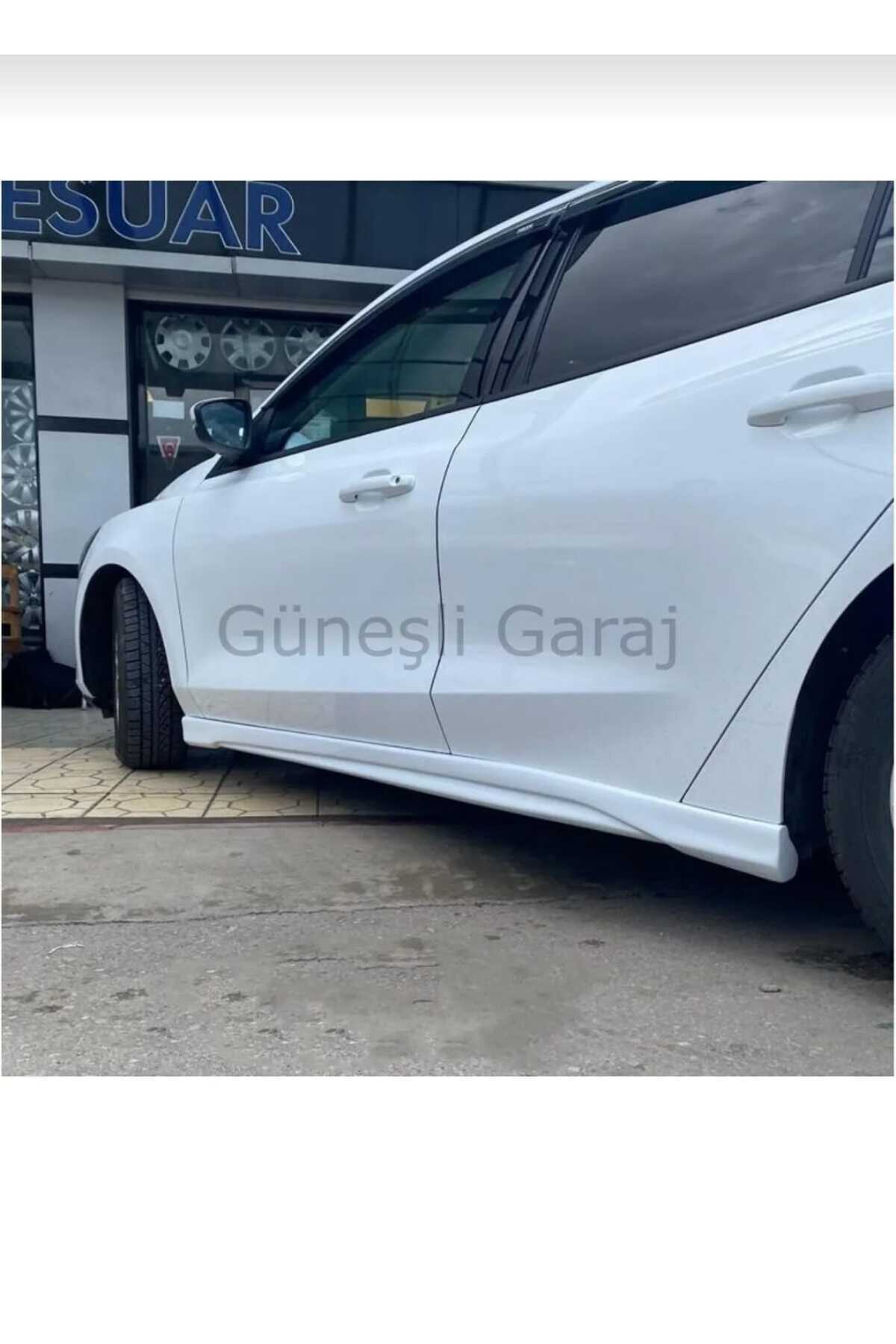 Ford Focus 4 Sedan 2019-2023 Boyasız plastik Marşpiyel Takımı