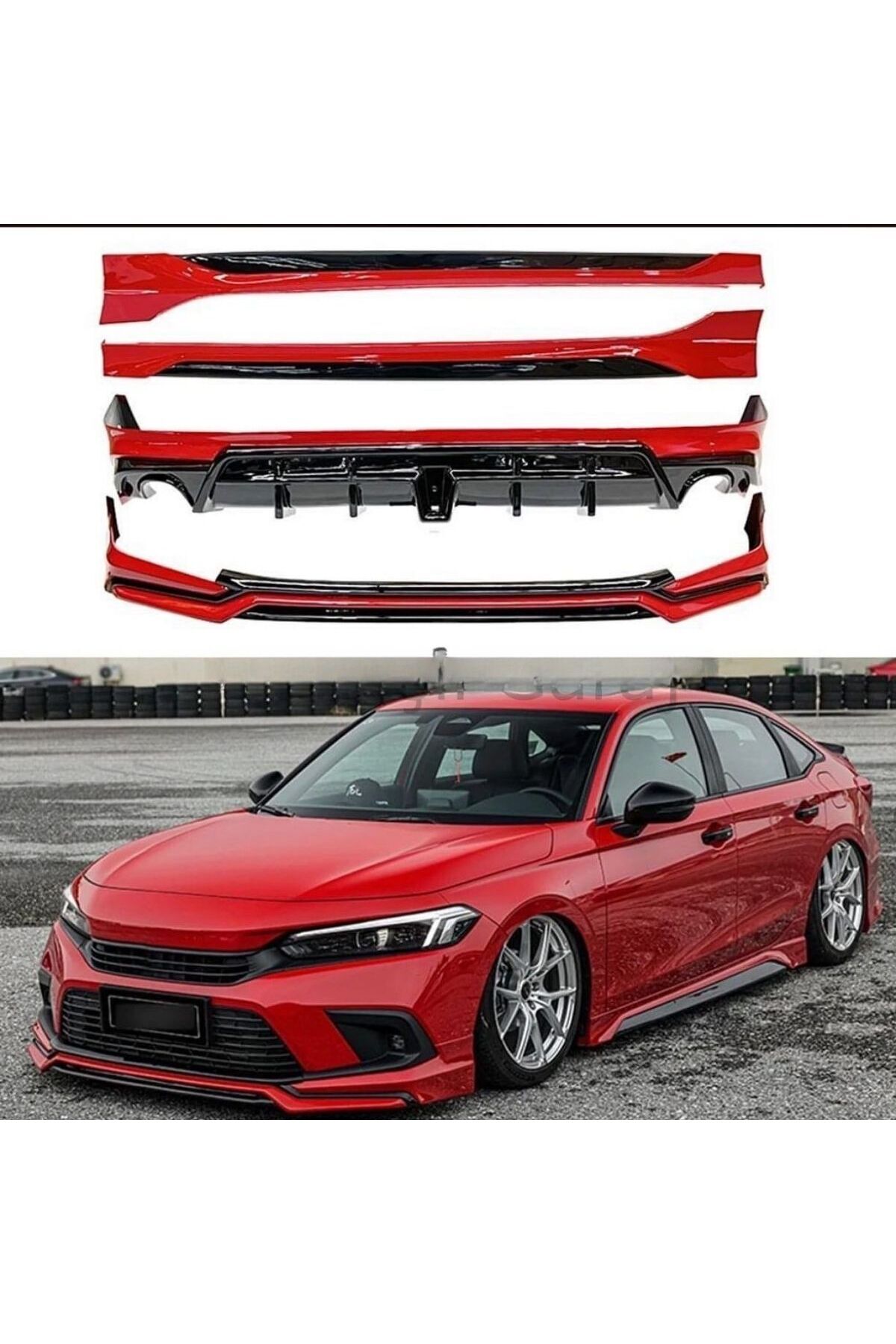 Honda Civic Fe 2022 Body Kit Seti plastik