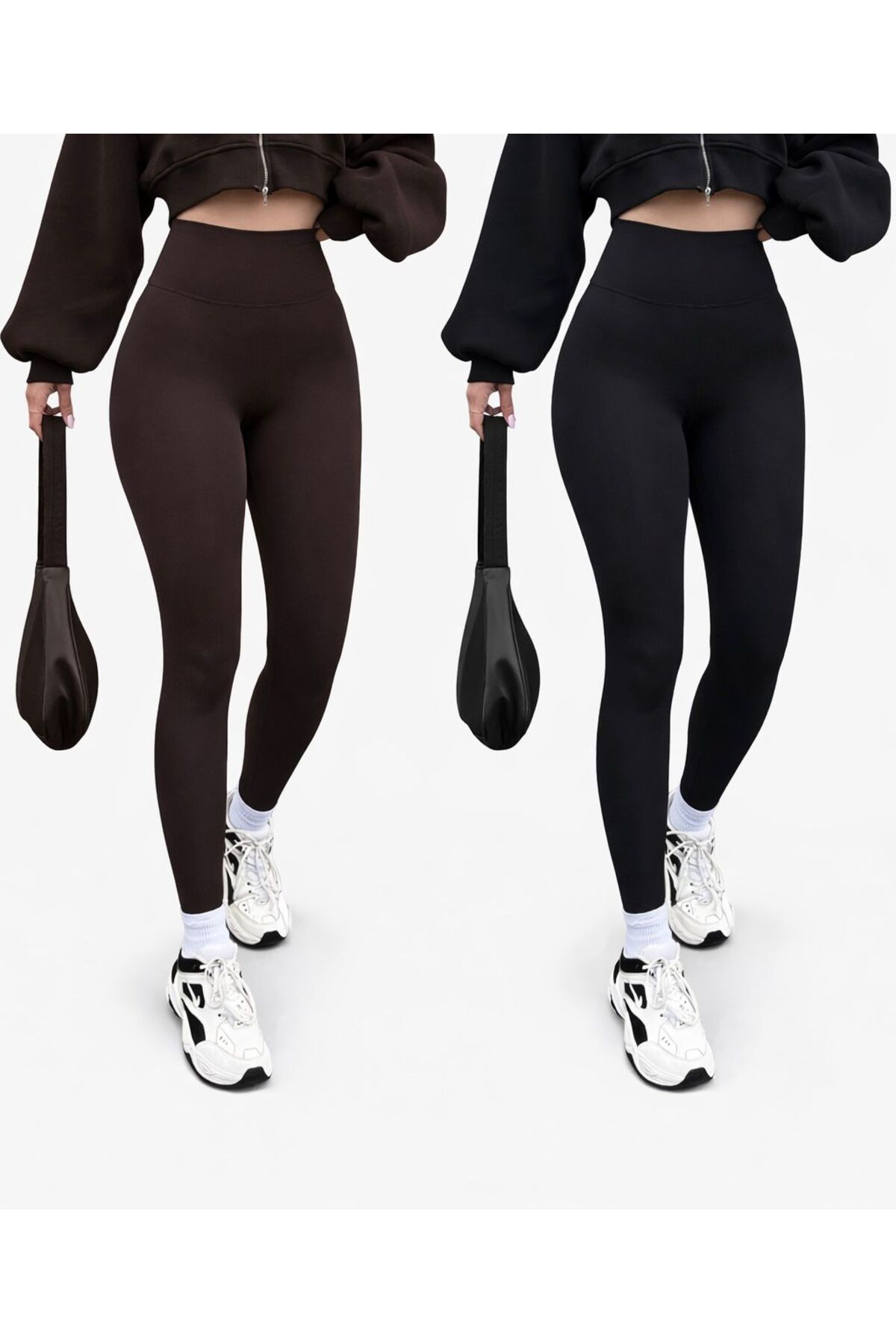 zs zaos fashion 2-dijelni set ženskih Skuba tkanina običnih helanki Elastično...