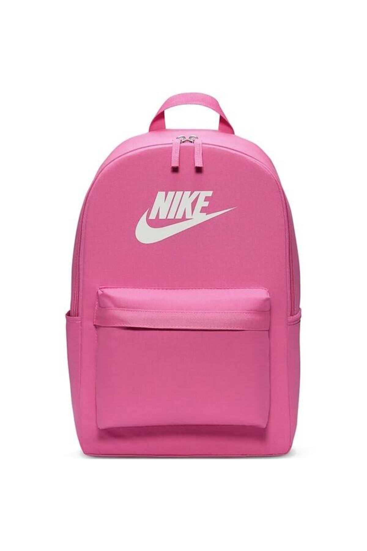 nike grey and pink backpack