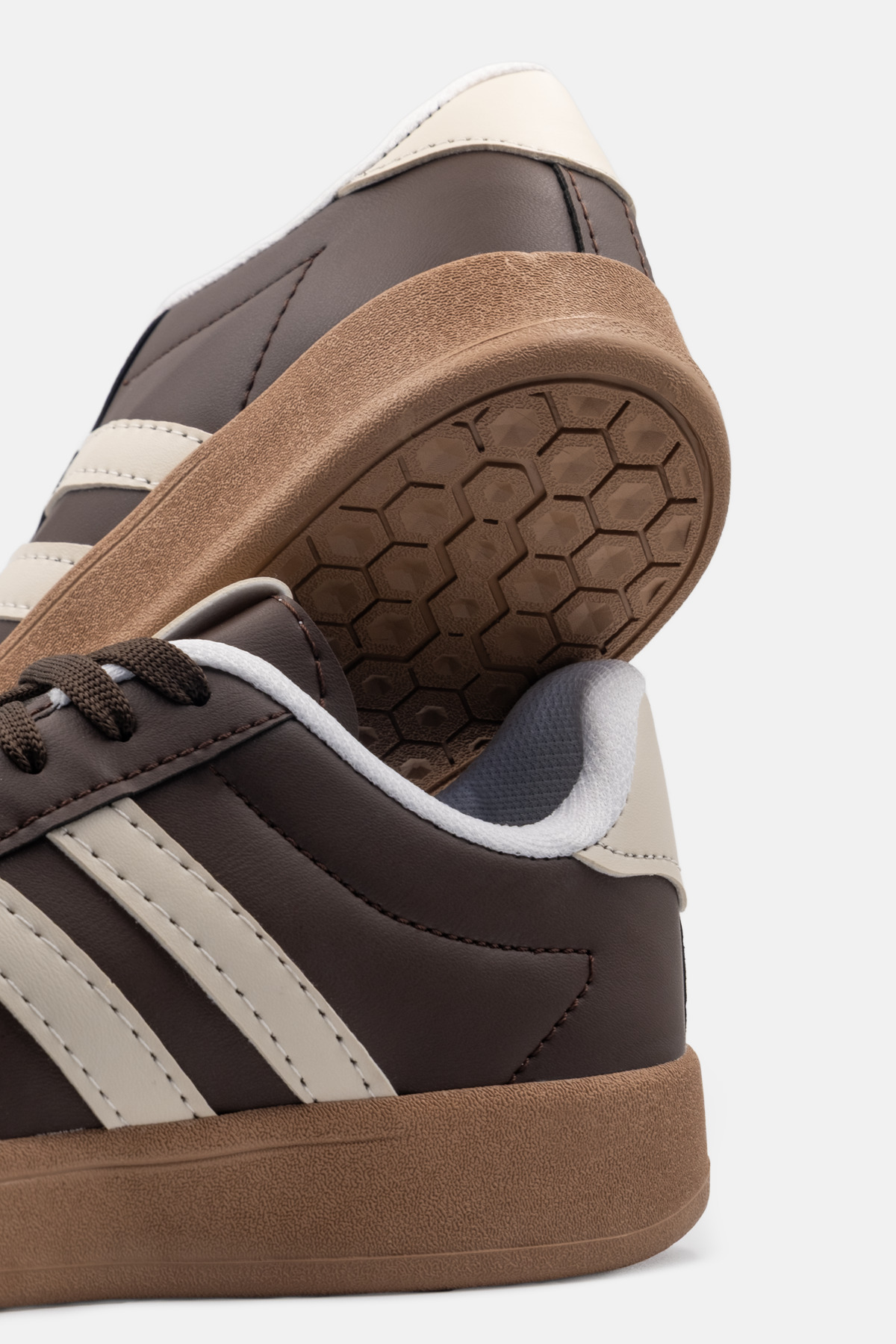 Beınsteps  Sneaker Unisex Kadın Erkek Model Hafif Taban Kahve Bej Günlük Spor Ayakkabı - Görsel 8