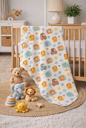 Pico Baby Çok Amaçlı 2 Katlı Müslin Örtü & Battaniye / %100 Pamuk / Oeko-teks...