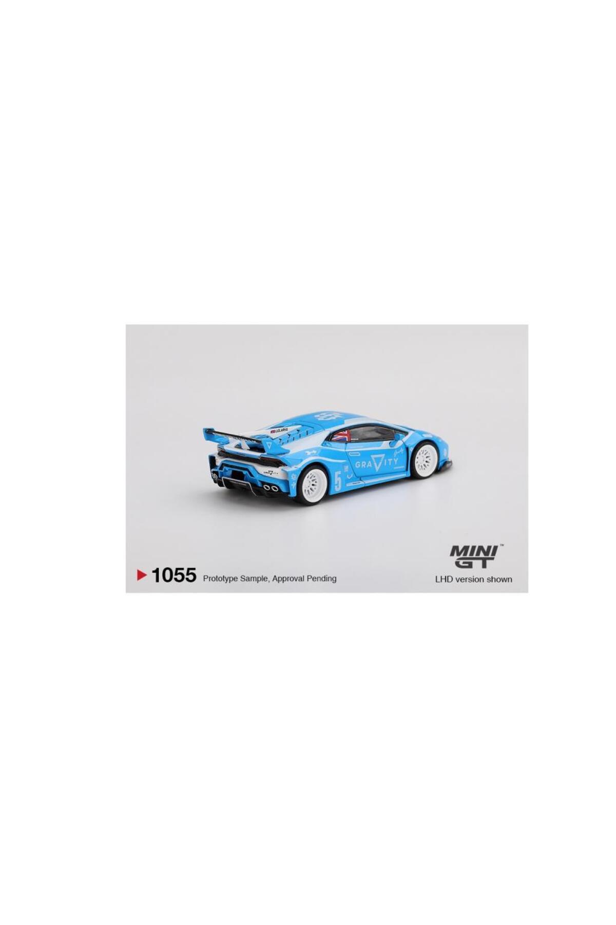 mini gt 1055 LBWORKS Lamborghini Huracán GT GRAVITY Mavi 1/64