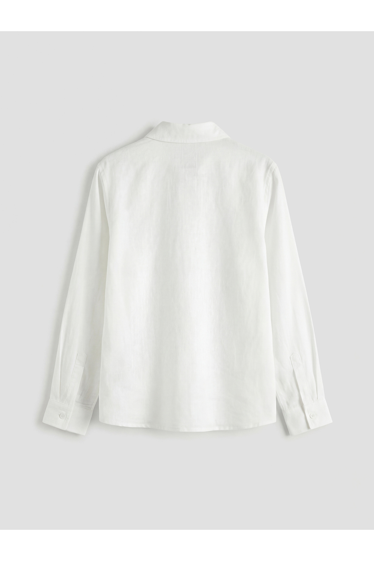 LC Waikiki LCW Kids Beyaz Uzun Kollu Erkek Çocuk Poplin Gömlek fotoğrafı 2 (önizleme)