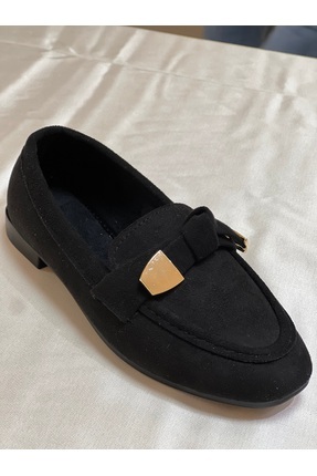 Siber süet siyah babet