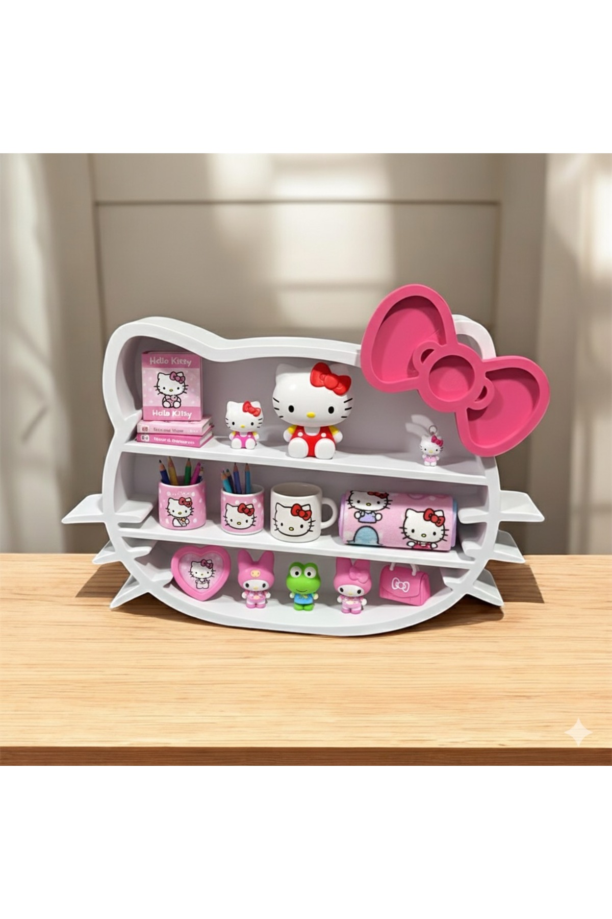 Msk Garage Hello Kitty Dekoratif Figür Rafı - Fiyatı, Yorumları