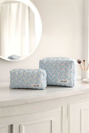 UBOMİ Frezy Makyaj Çantası İkili Set