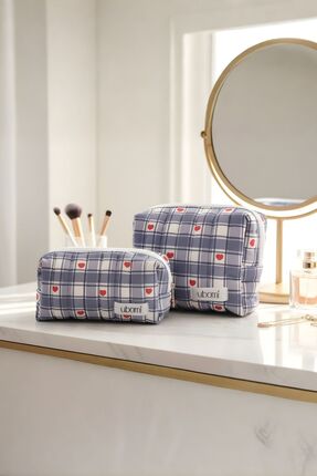 UBOMİ Petty Makyaj Çantası İkili Set