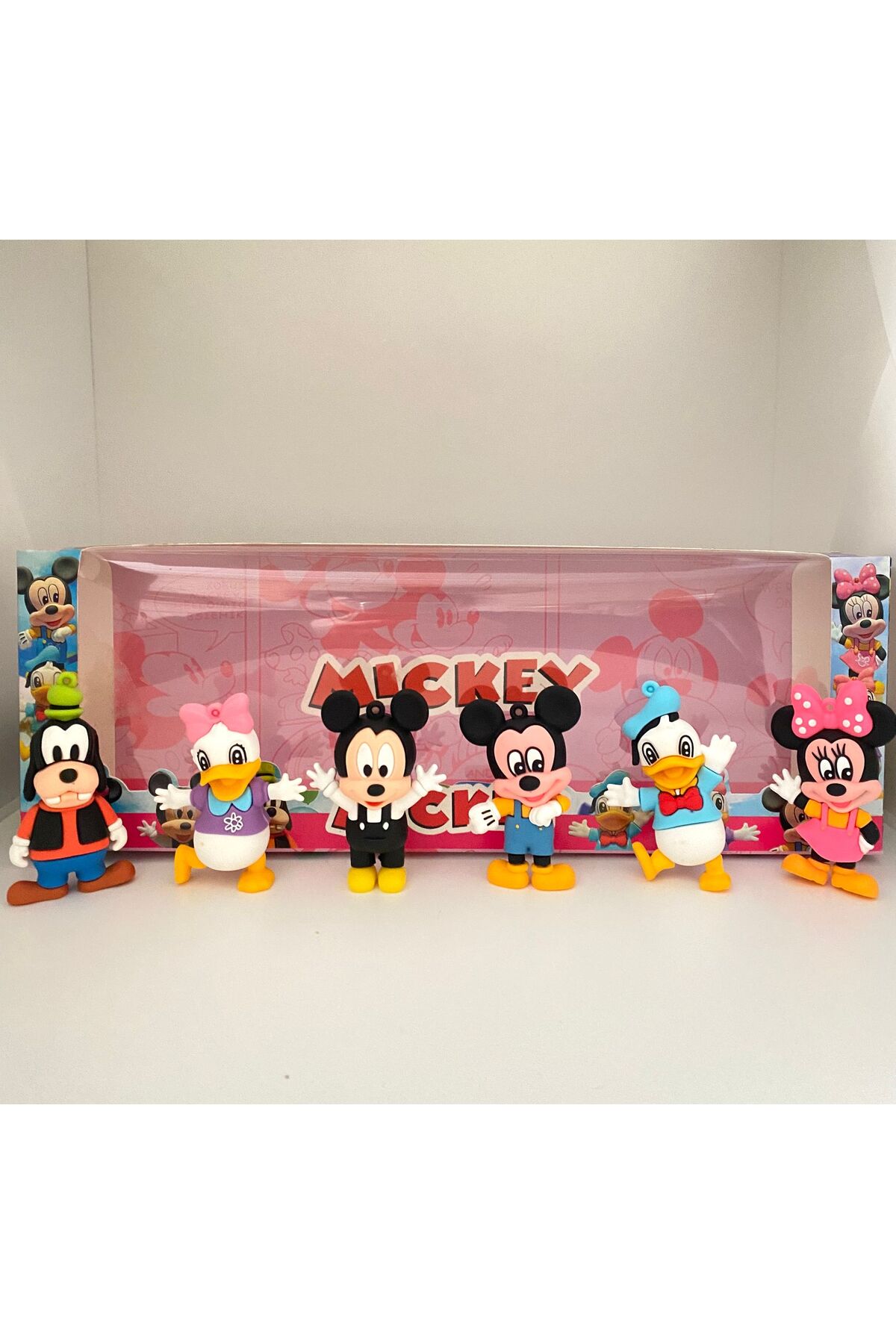 admay Mickey Mouse ve Arkadaşları 6'lı Figür Seti | Minnie Donald