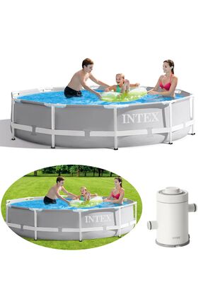 Intex 26702 305x76cm Premium Prefabrik Havuz Seti 220v Filtreli