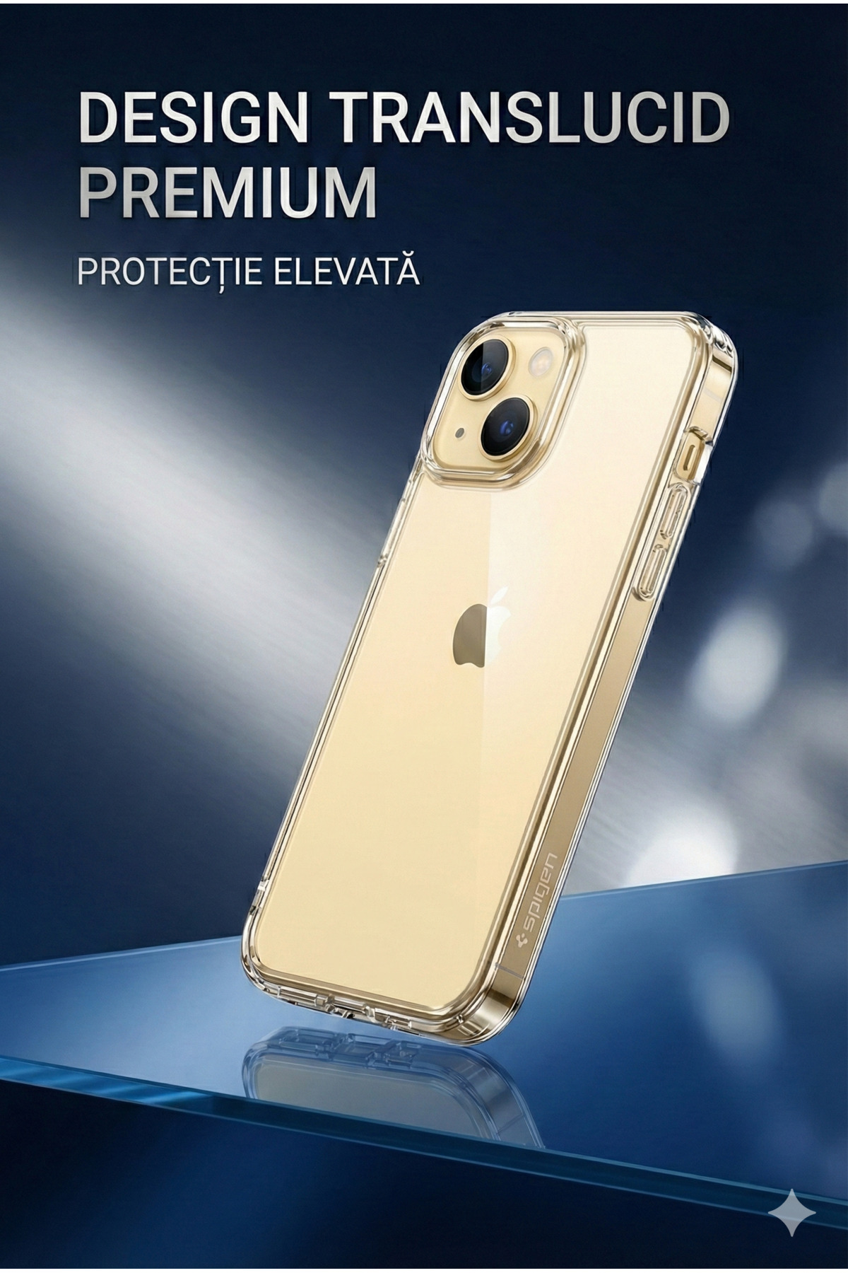 Husa Originala Ultra Hybrid Anti-Shock pentru iPhone 13  Protectie Transparenta Premium
