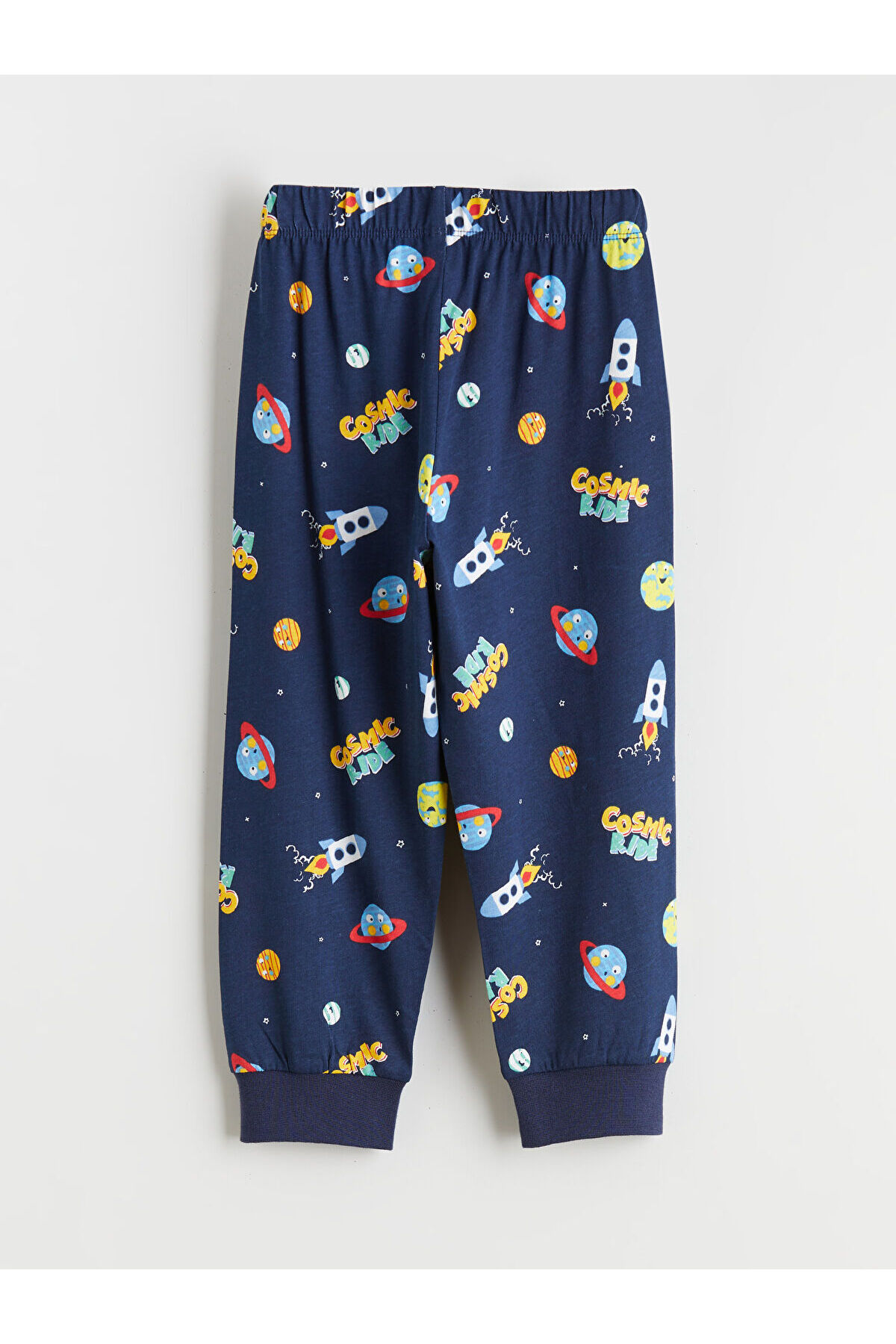 LC Waikiki Bisiklet Yaka Baskılı Erkek Çocuk Pijama Takım fotoğrafı 5 (önizleme)