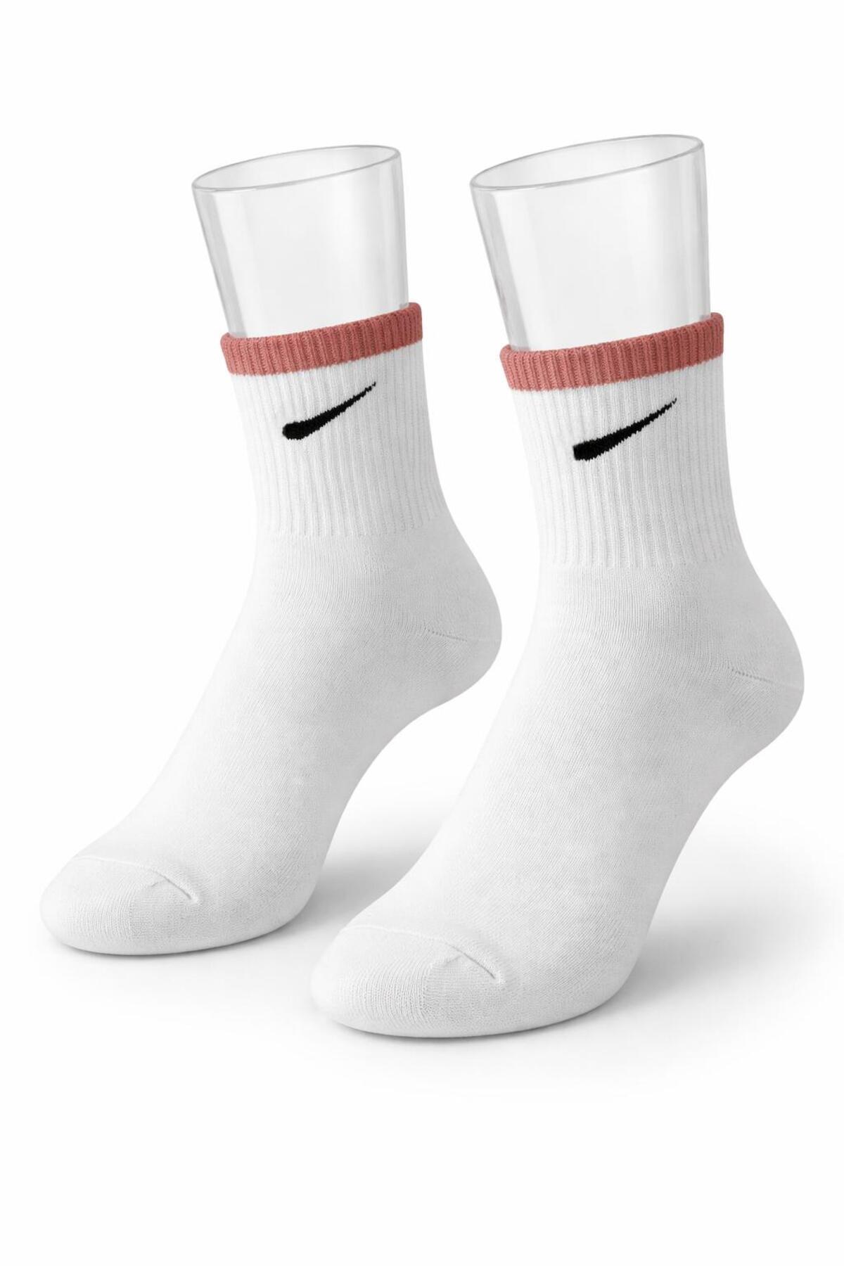 İpeksi 4`lü Tik Desenli Pamuk Tenis Çorap Soket Boy - Unisex görsel 5