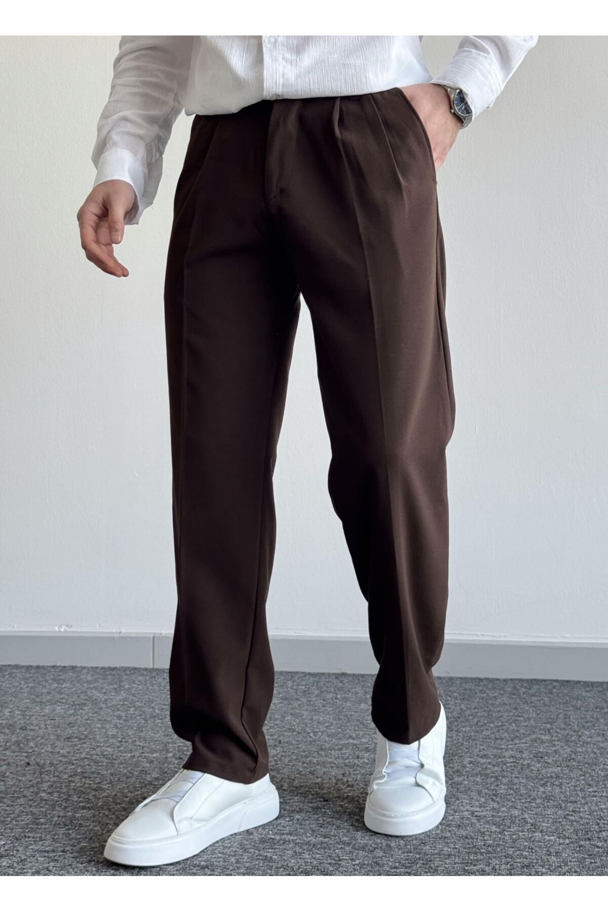 wamoss  Arabic Style Pileli Klasik Baggy Pantolon Pl1 2026