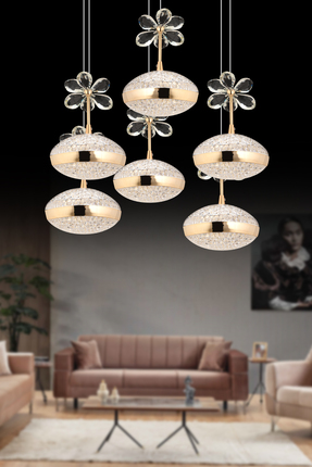 KUZEY AYDINLATMA GÜNEŞ 3 RENK LEDLİ 5+1 KUMANDALI LED ŞIK MODERN AYDINLATMA A...