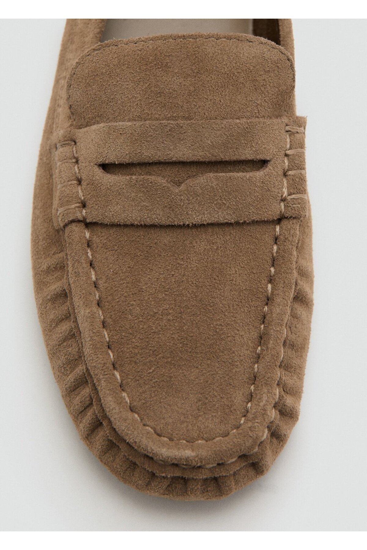 MANGO  Süet penny makosen - Görsel 5