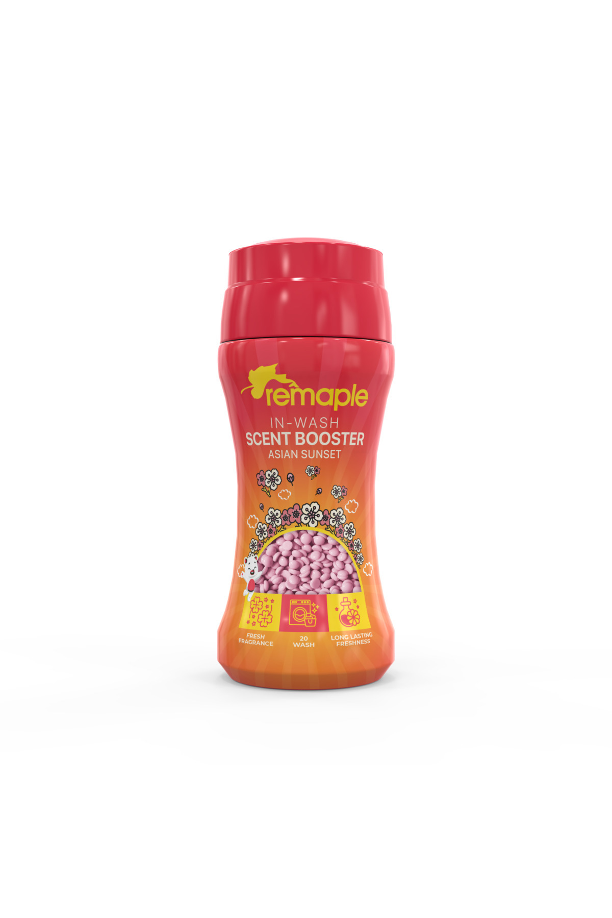 REMAPLE Αρωματικές Πέρλες Πλυντηρίου, 210 γρ. - Asian Sunset