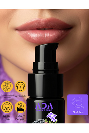 Ada Marketing Orman meyvesi aromalı yenilebilir oral kayganlaştırıcı jel 30 ml