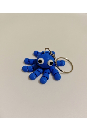 3D Karamürsel Sevimli Ahtapot Anahtarlık