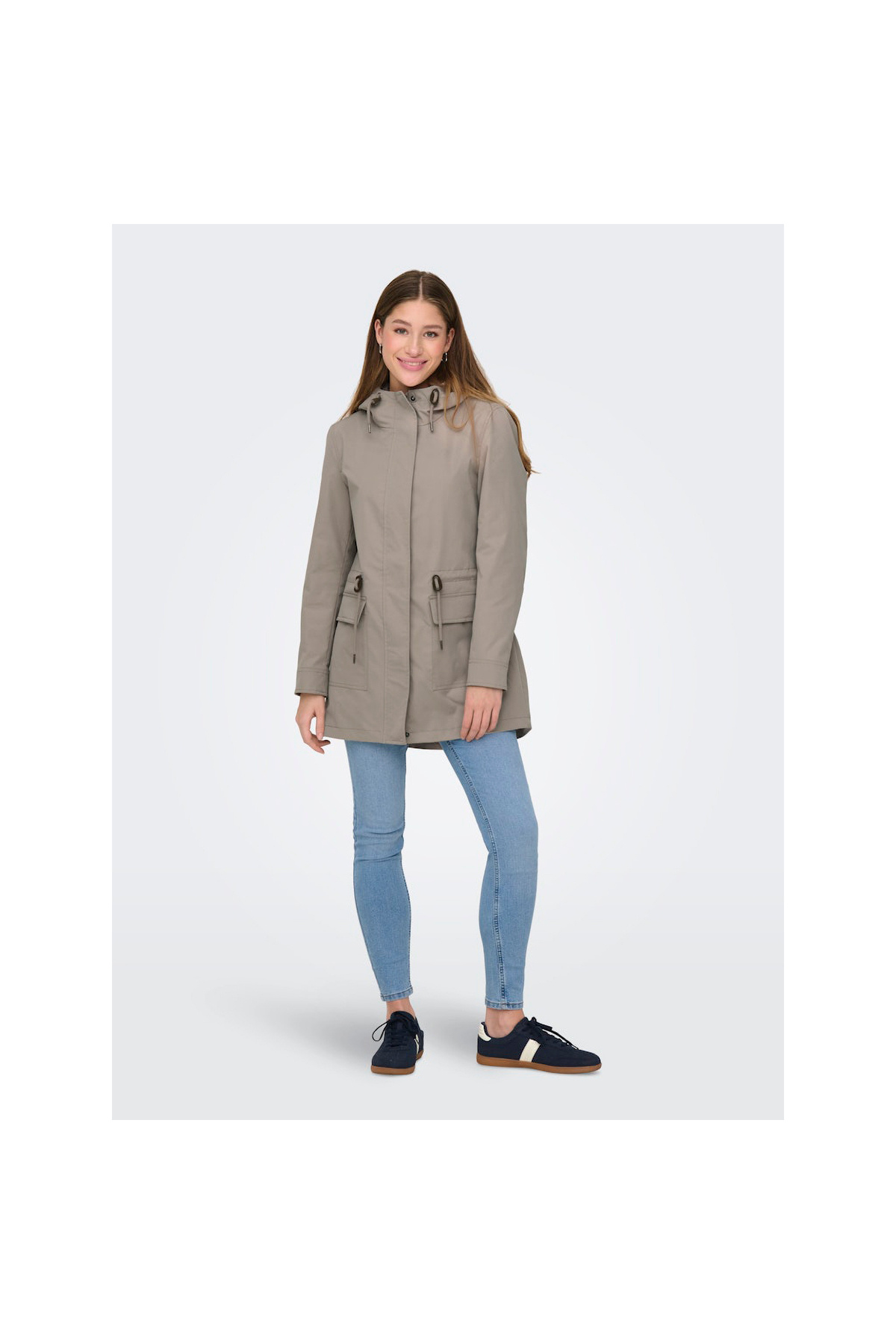 ONLY Louise Kadın Bej Mont (15312869-SG) görsel 2