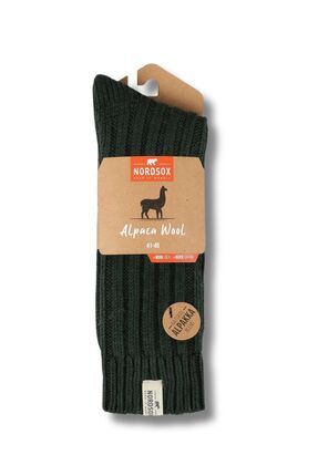nordsox 1 Çift Lacivert Sıcak Tutan Alpaka Yünlü Erkek Soket Çorap