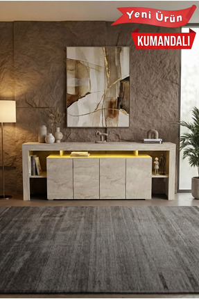 Platinreyon KALE LEDLİ TV ÜNİTESİ 200 CM