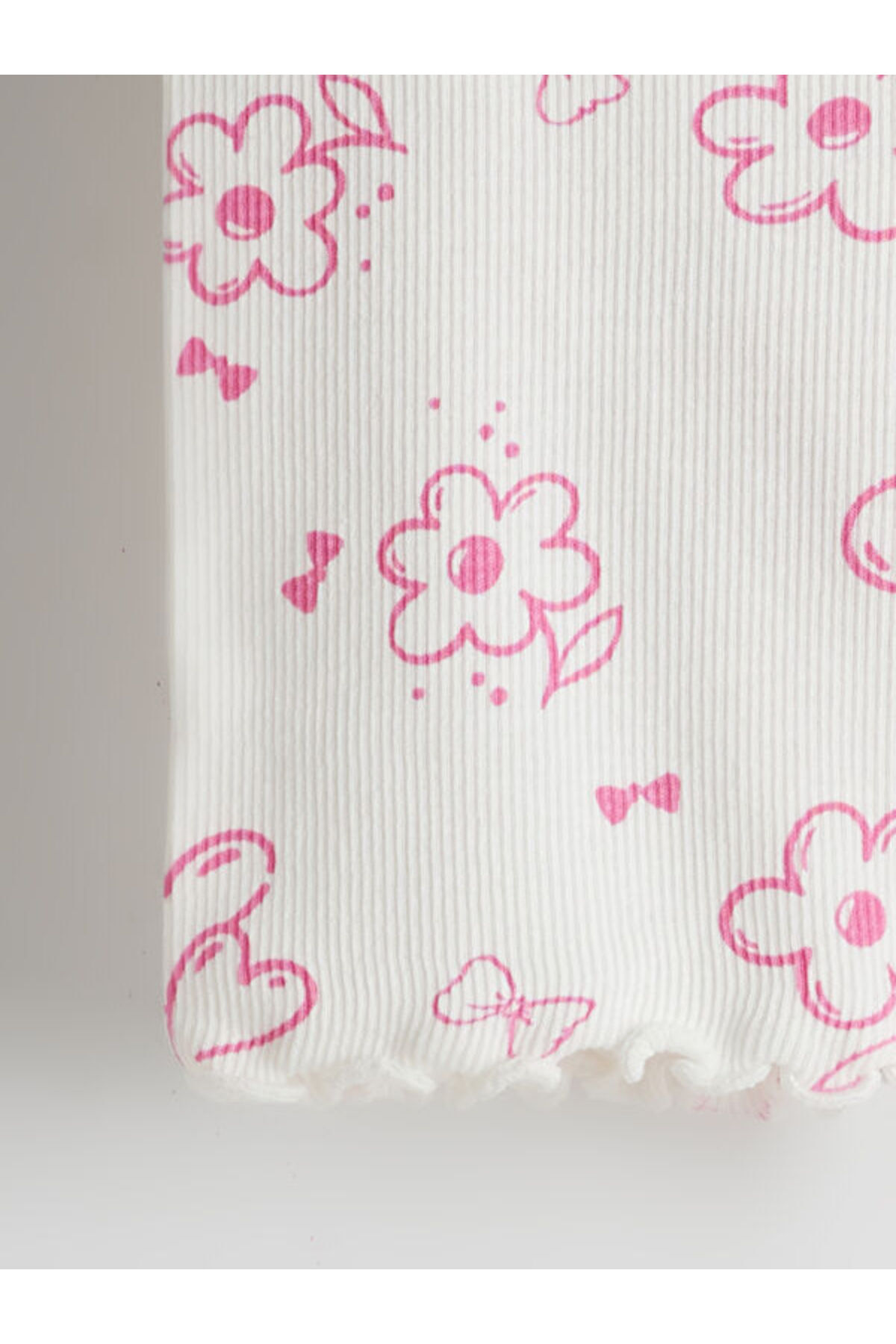 LC Waikiki RMZ GİYİM FARKIYLA Baskılı Kız Çocuk Kısa Tayt 2'li fotoğrafı 3 (önizleme)