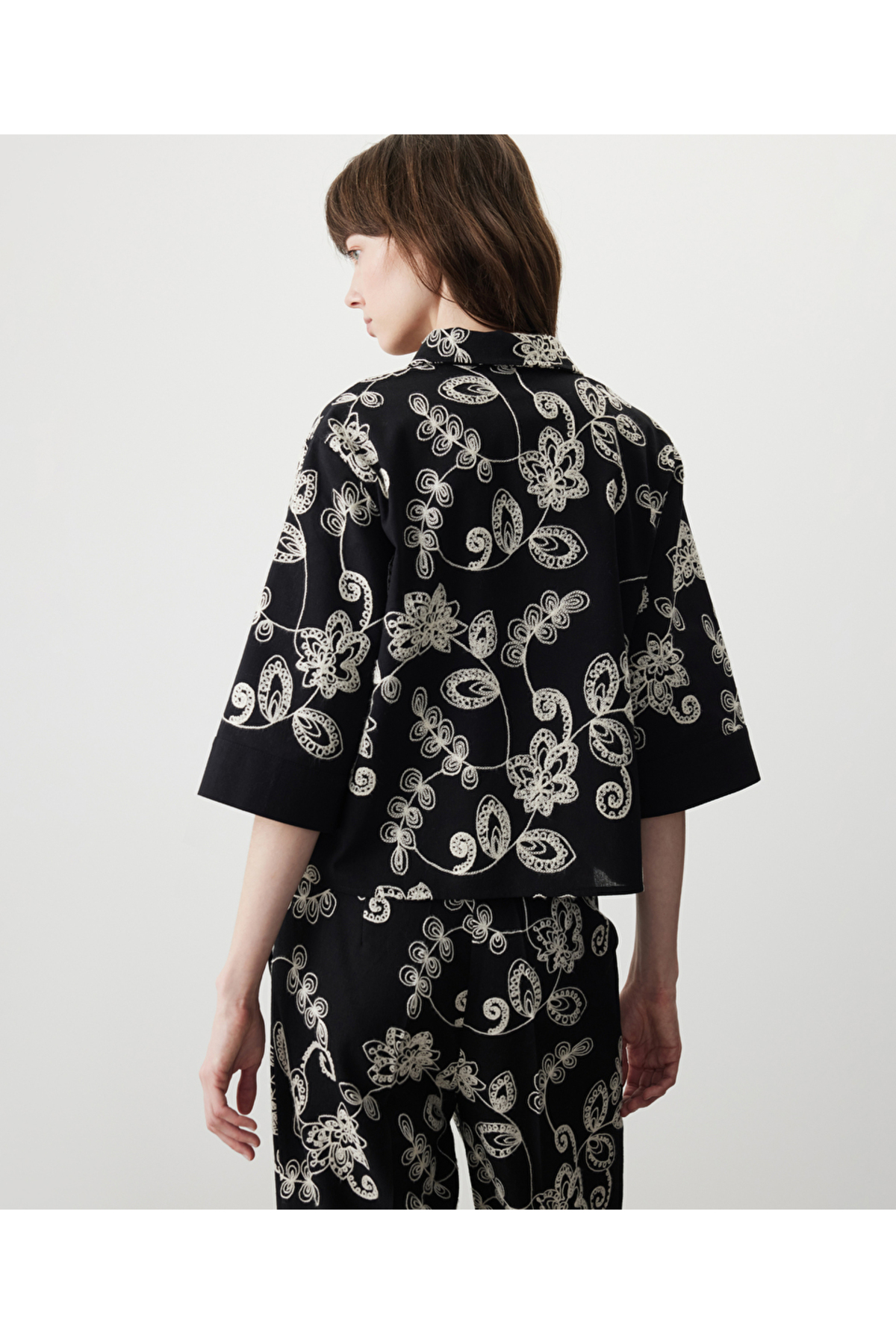 MISS IPEKYOL  Nakışlı gömlek - Görsel 6