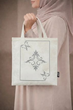 LUGMO Nakışlı Kadife Kuran Çantası Kuran Çantası Çeyizlik Seccade Çantası Güm...