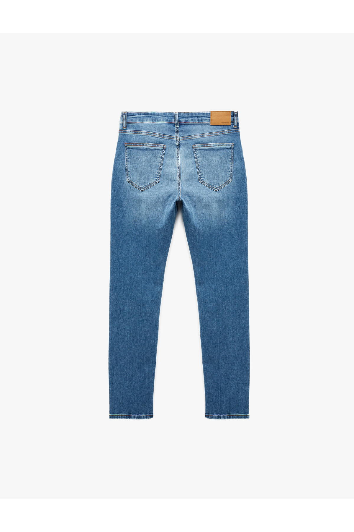 Koton Düğmeli Cep Detaylı Normal Bel Slim Fit Jean Pantolon - Brad Jean görsel 5