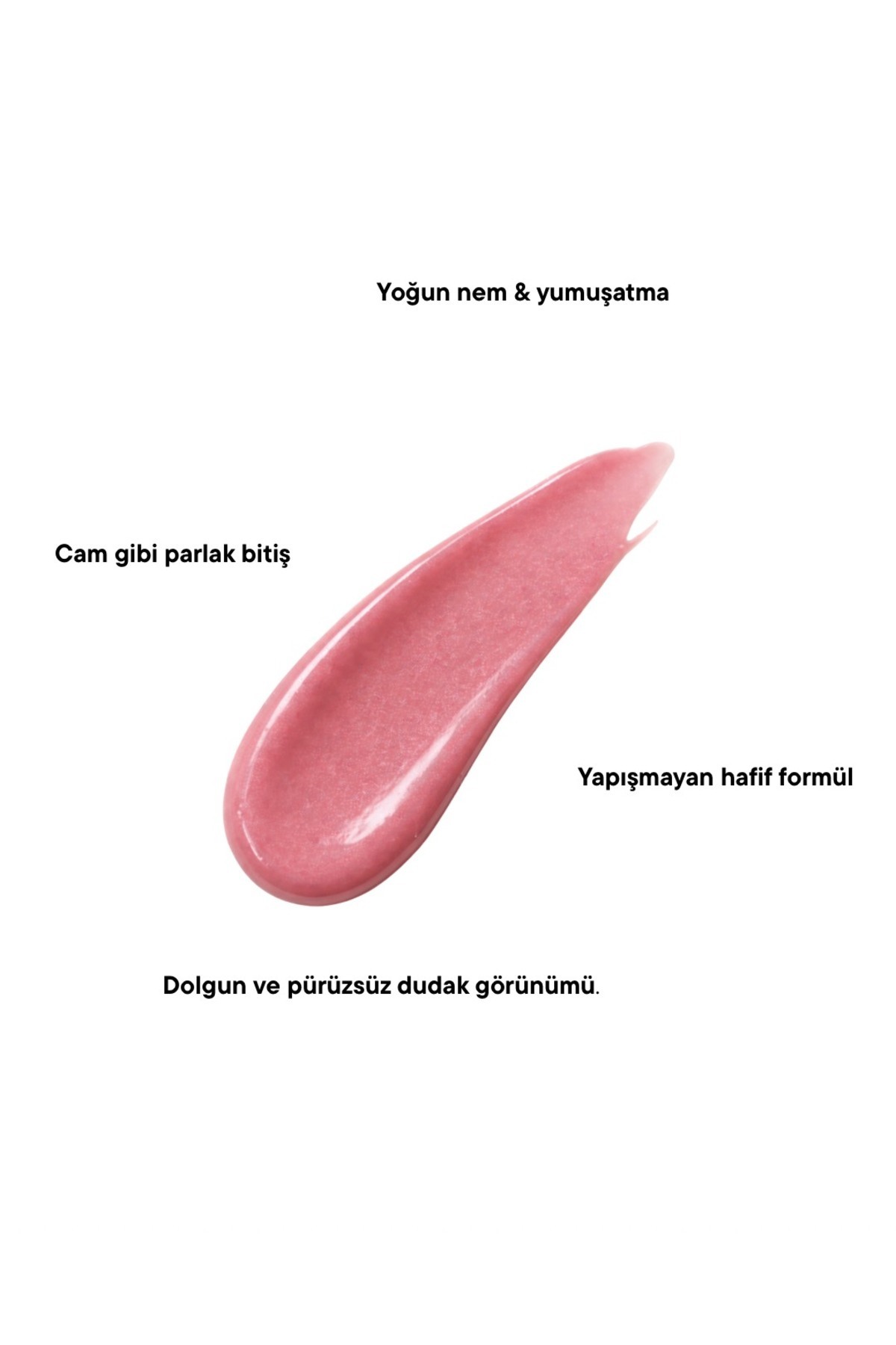 Charm Lip Gloss Peony Blush - Peptit & Kolajen 5ml — صورتی BY0002 — تصویر 5 از 5