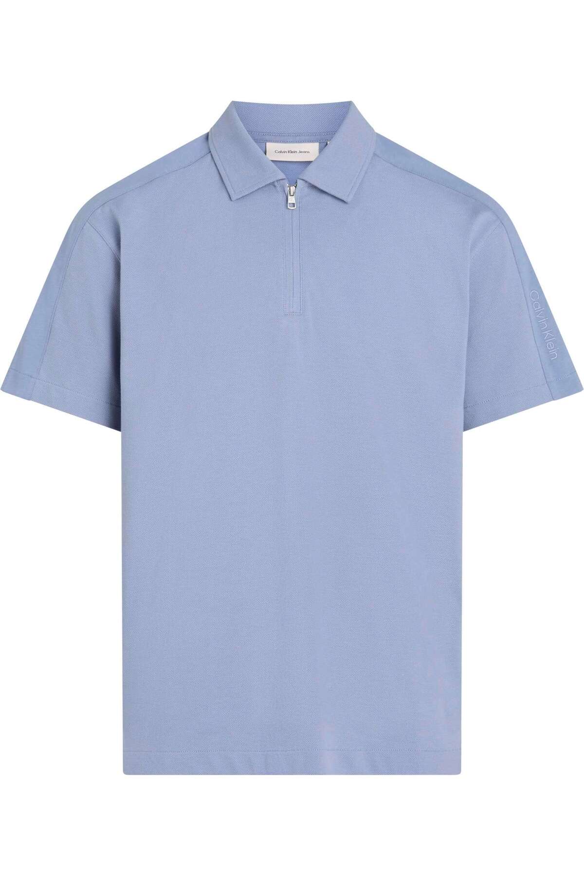 کلوین کلاین تی‌شرت و پولو مردانه آبی CKG طرح TAPE POLO با لوگو