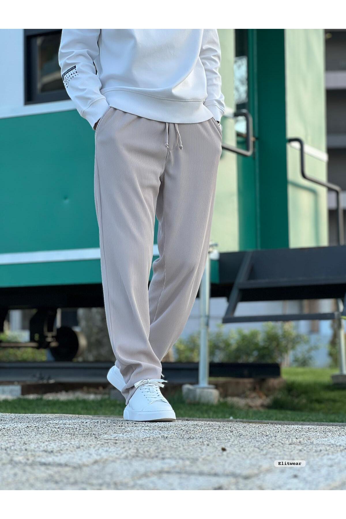 ElitWear  Erkek Baggy Fit Rahat Kalıp Relaxed Jogger Pantolon