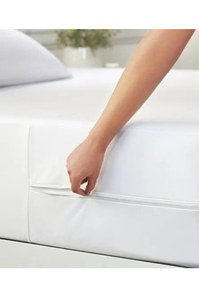 nrylife Sivi geçirmez fermuarli yatak kilifi