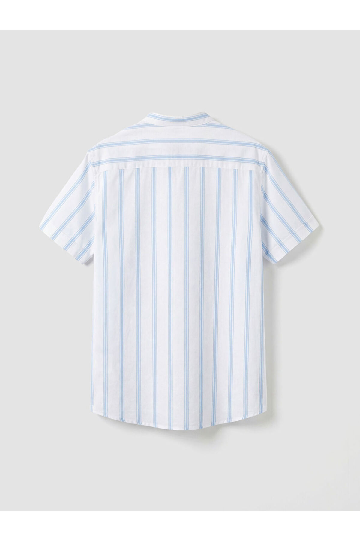 LC Waikiki Mavi Hakim Yaka Çizgili Erkek Çocuk Gömlek fotoğrafı 2 (önizleme)