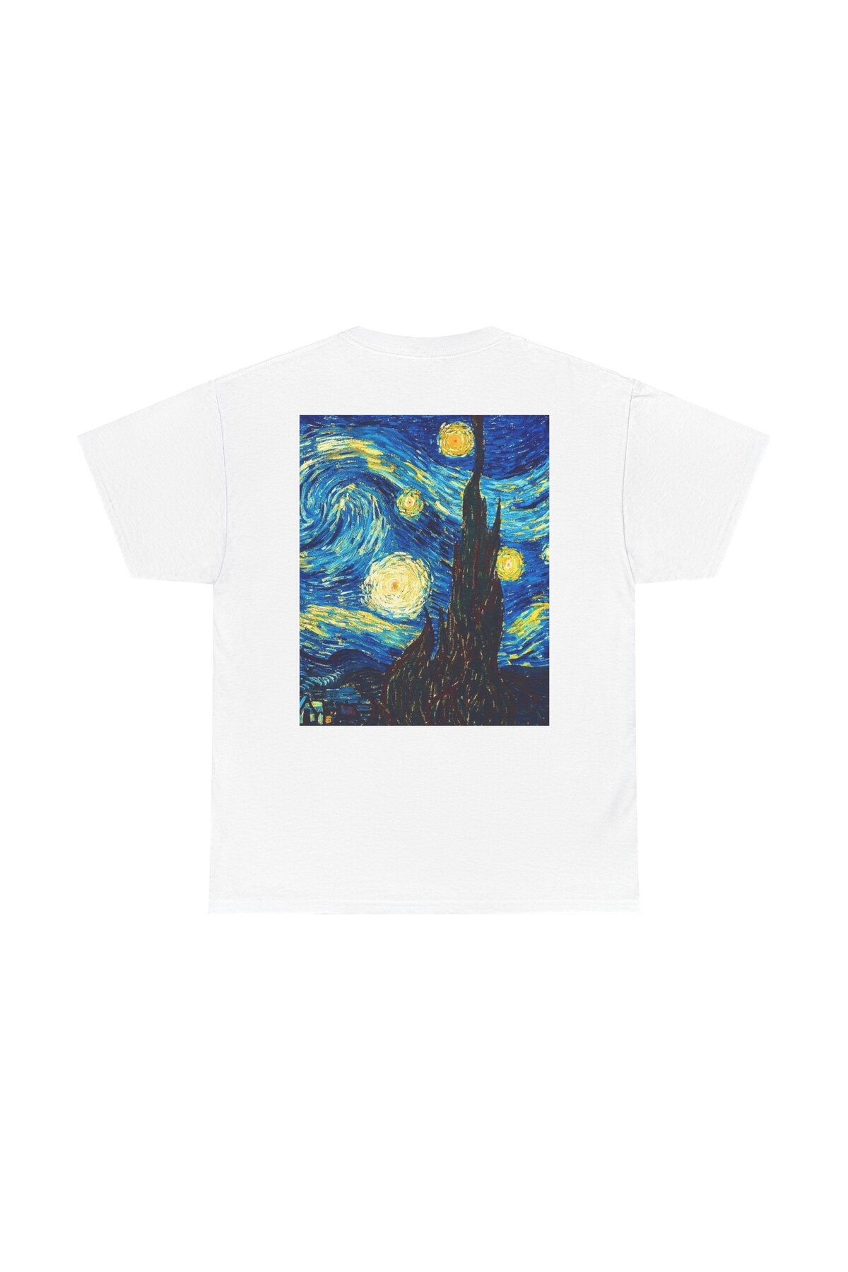 FALAVİ  Van Gogh Yıldızlı Gece Tişört - Görsel 4