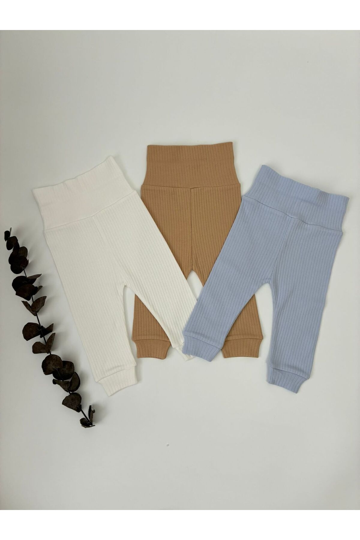 Bebe wini 3'lü %100 Pamuk Uzun Kol Bebek Zıbın ve pantolon Takımı fotoğrafı 5 (önizleme)