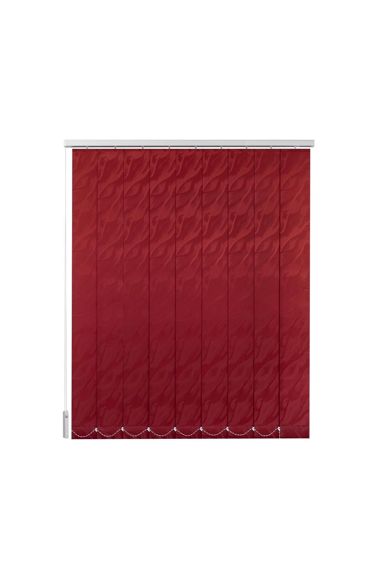 MC&A Amenajari Jaluzele Verticale Textile , Visiniu , L 80 Cm X H 210 Cm - Single Dimension