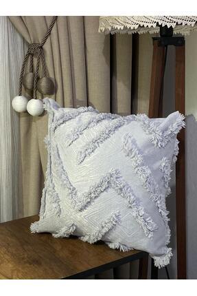 BURYAHOME Gri Kırlent Kılıfı 45x45