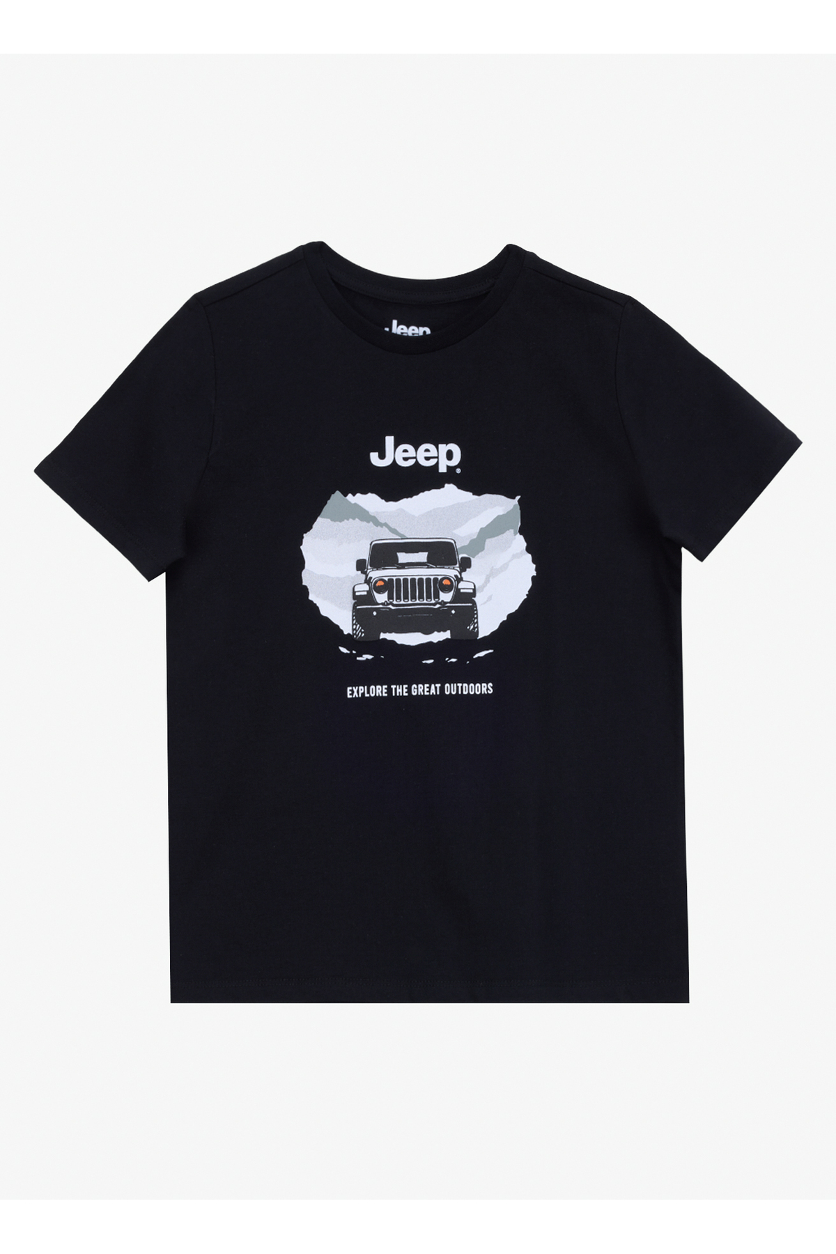Jeep Baskılı Siyah Erkek Çocuk T-Shirt J6SB-TST7693 - Fiyatı