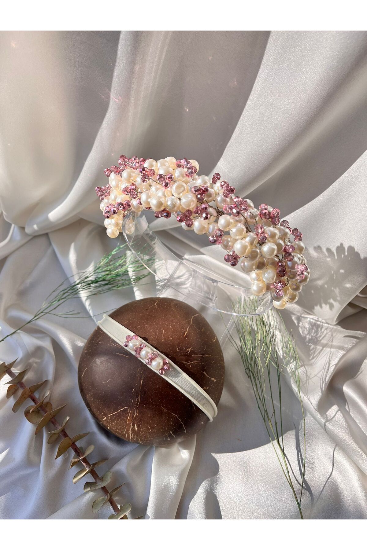 Miniko Butik El Yapımı Anne ve Bebek Yenidoğan Seti, Kız Bebek ve Anne Tacı Lohusa Seti fotoğrafı 2 (önizleme)