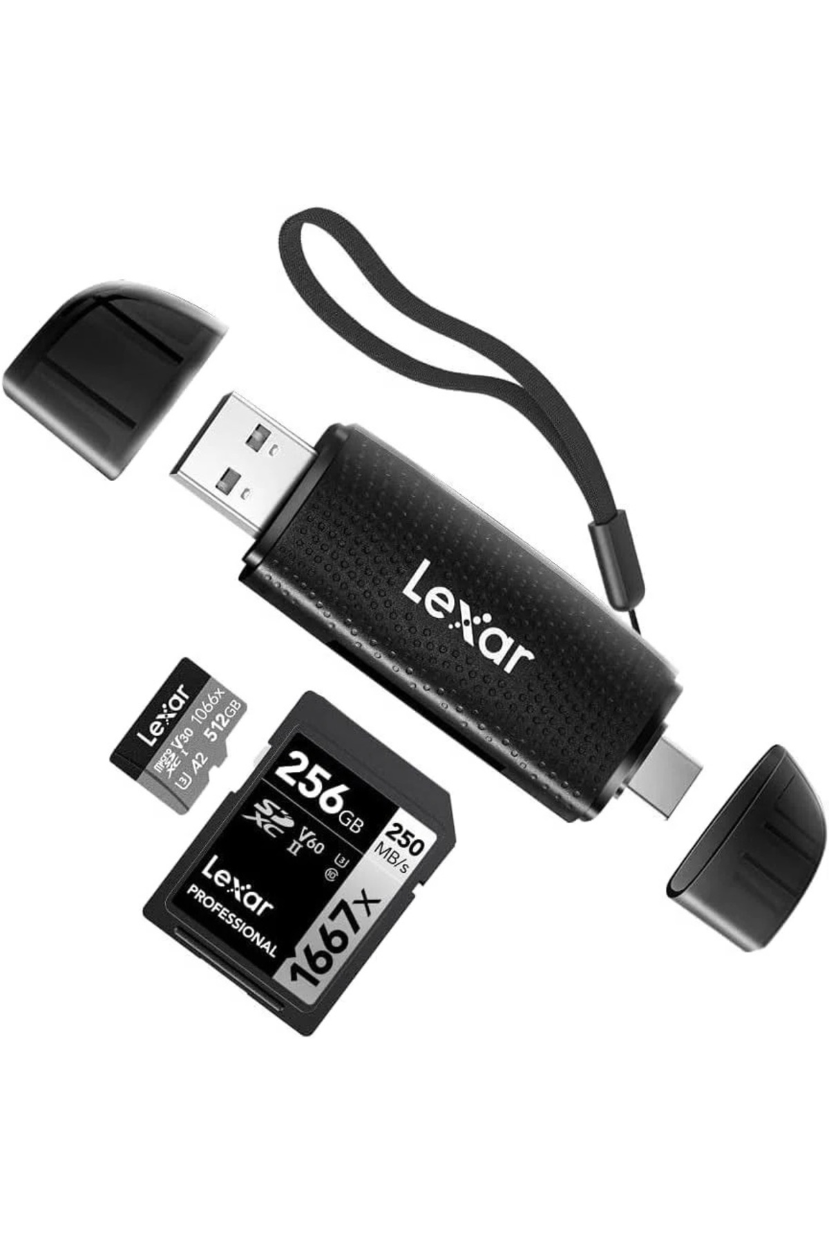 Lexar Flashdrive Rw310 Lexar -Lexar RW310 2'si 1 arada USB C USB 3.1 OTG hafıza kartı okuyucu ...