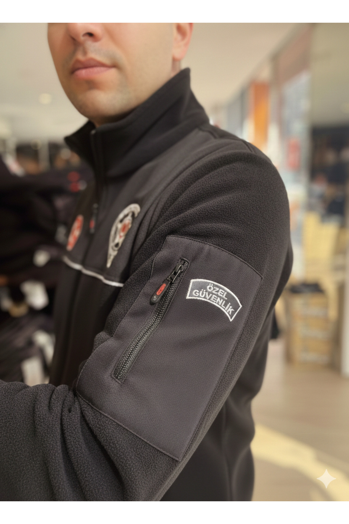 Marka  EKONOMİK SERİ UNİSEX SOFTSHELLİ ÖZEL GÜVENLİK POLAR(BASKILI ) - Görsel 5