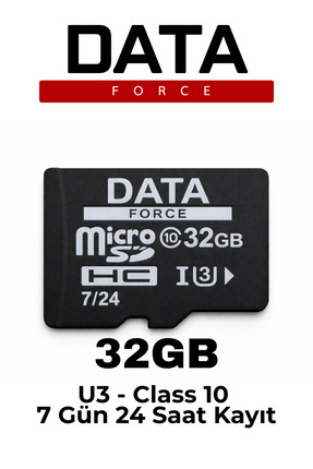 DataForce 32GB U3 Hafıza Kartı | Kamera, Telefon ve DVR Uyumlu