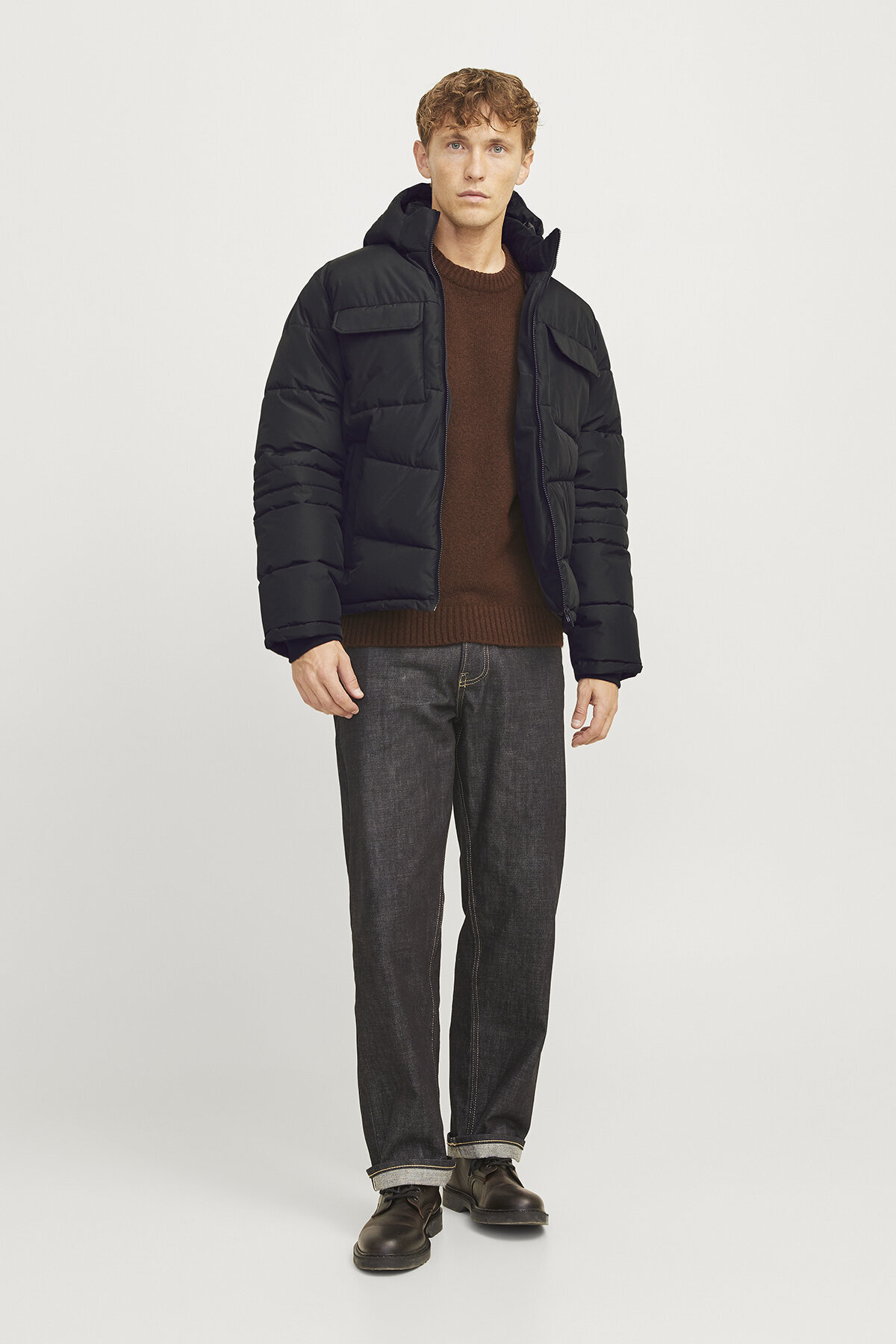 کاپشن مردانه راسته آستین بلند | جک اند جونز Jack & Jones 5003178297 - تصویر 3