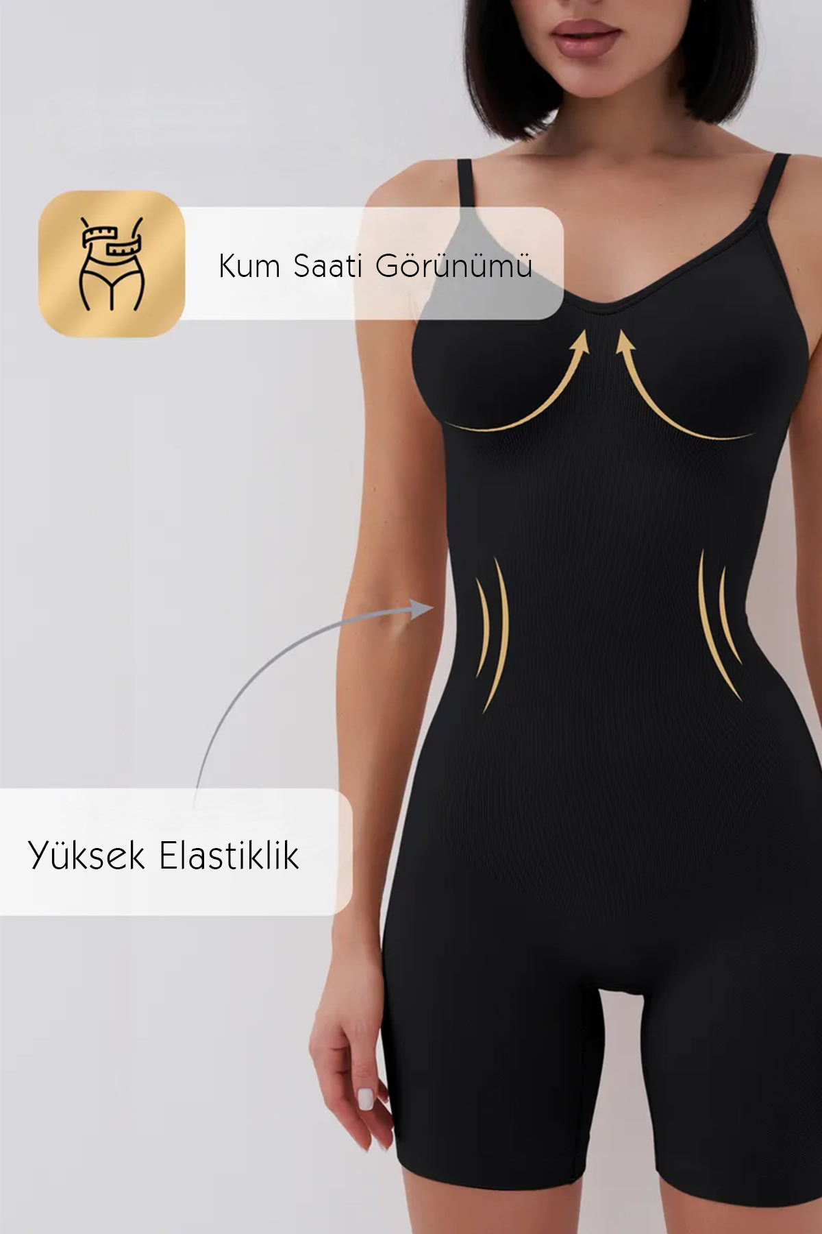 ELEGANCE KORSE Kadın Toparlayıcı Tam Boy Dikişsiz Korse görsel 5