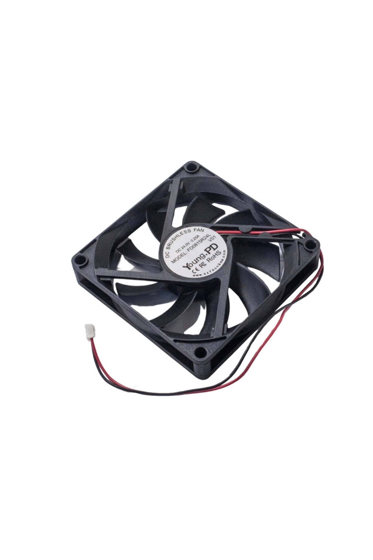 Genel Markalar FD0815R24L 80x80x15mm 24V 0.25A Fan - 2 Kablolu