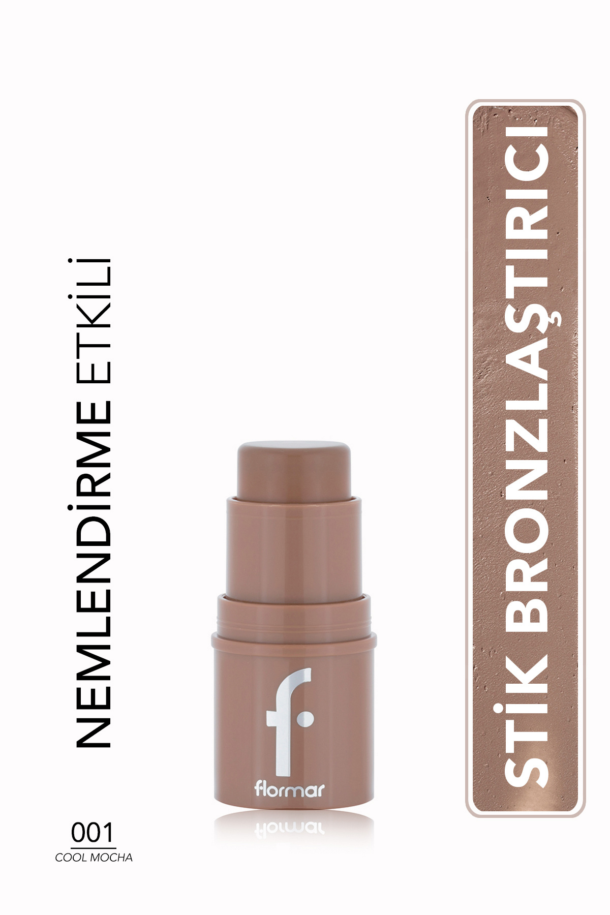Flormar To Go Doğal Bitişli & Nemlendirme Etkili Kremsi Stick Bronzer - 001COOLMOCHA - 8682536098502 - Fiyatı, Yorumları
